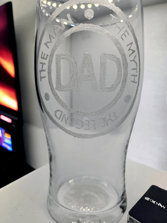 Dad Pint Glass